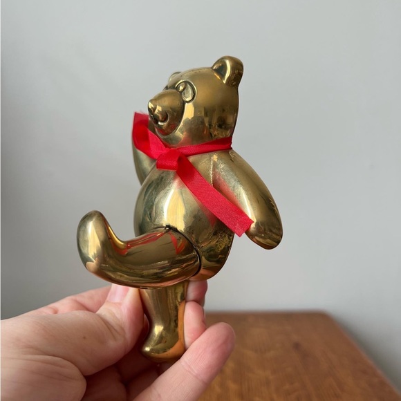brass teddybear wall hook BNIB - Picture 6 of 7